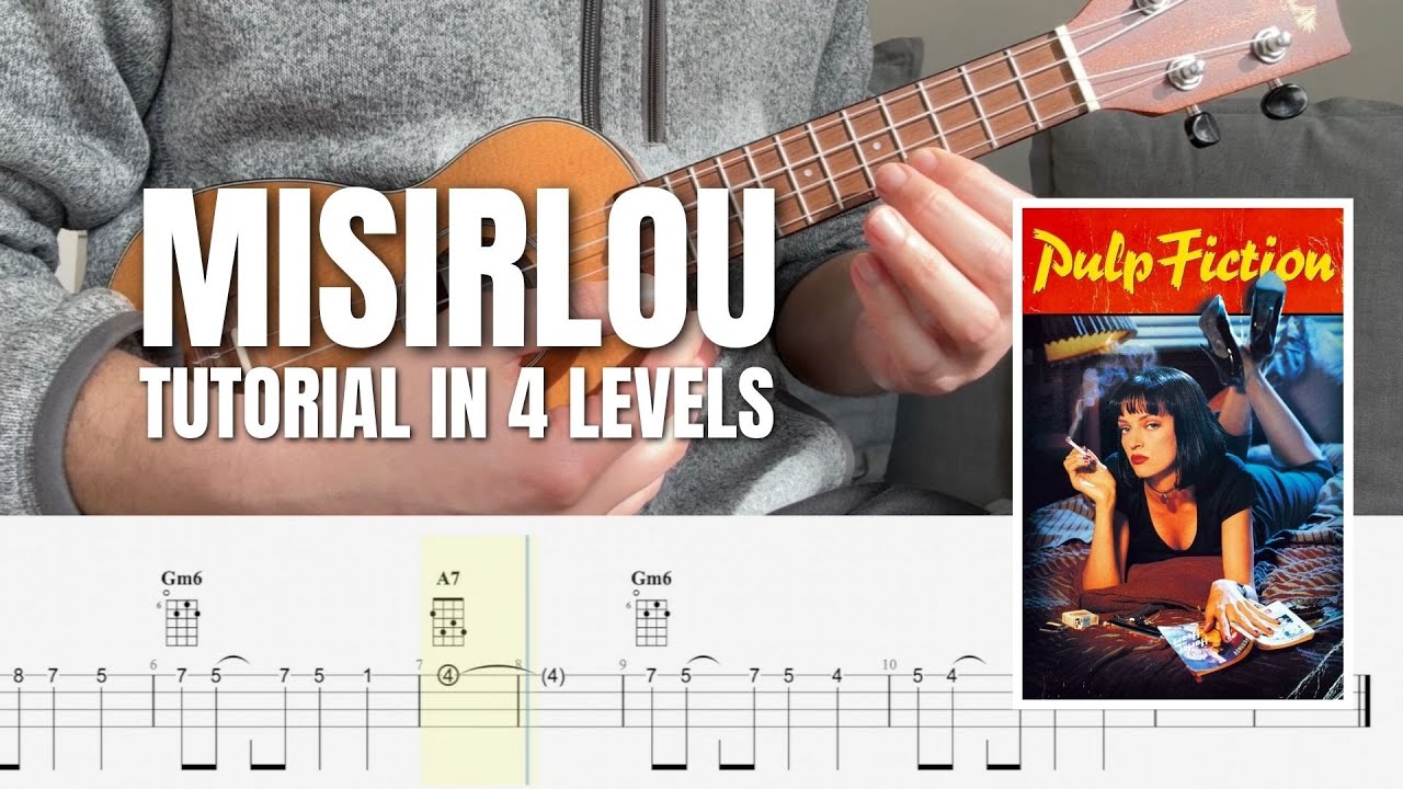 'Misirlou' (Pulp Fiction Theme song) 4-Level Tutorial 🎸🔥