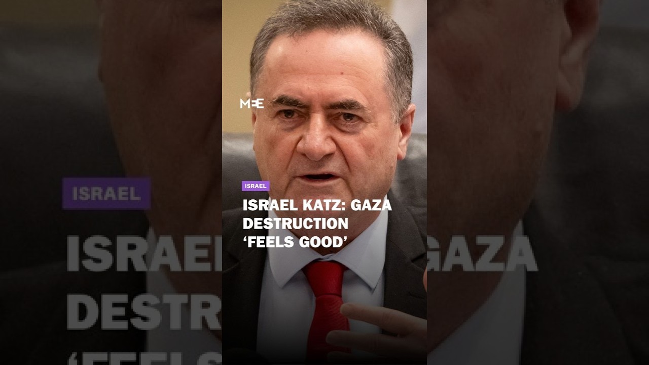 Israeli defence minister Katz says destruction in Gaza &lsquo;feels good