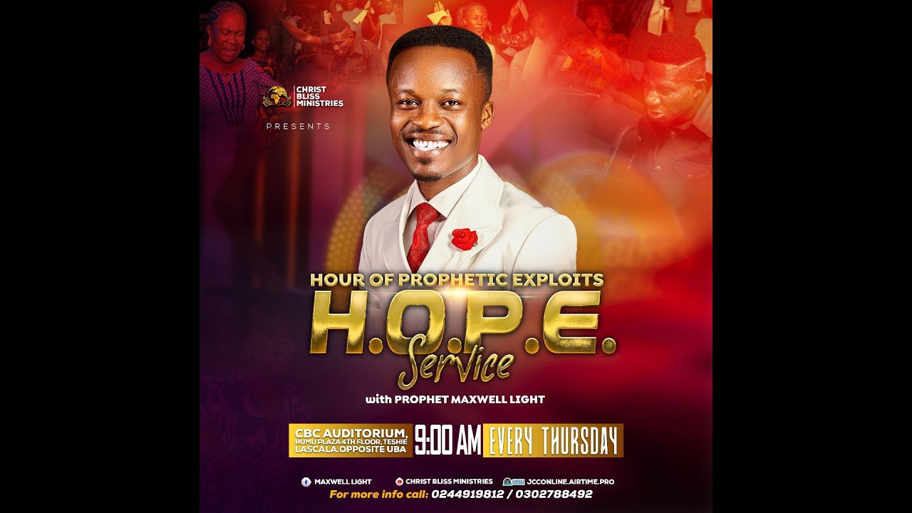 H.O.P.E Service with Prophet Maxwell Light || 5th February 2026 || CBC