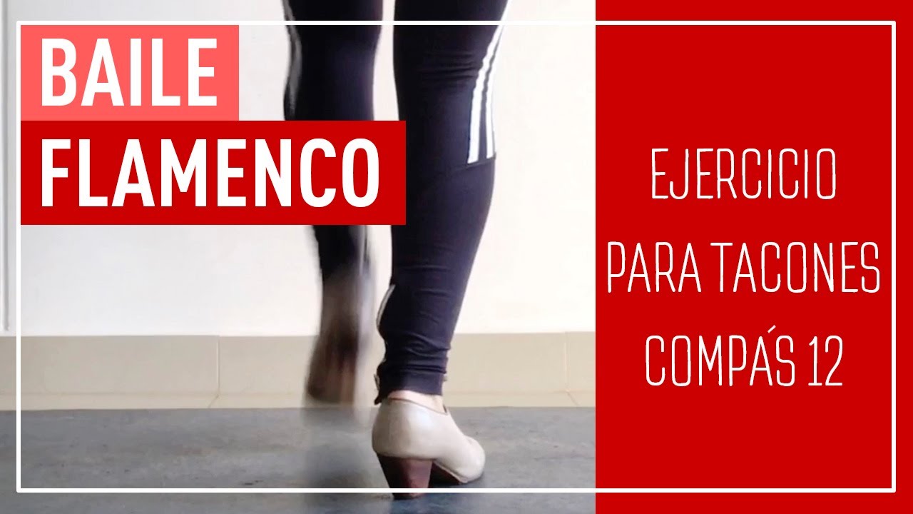 👠 Ejercicio de pies para trabajar TACONES en compás de 12 tiempos 🎵