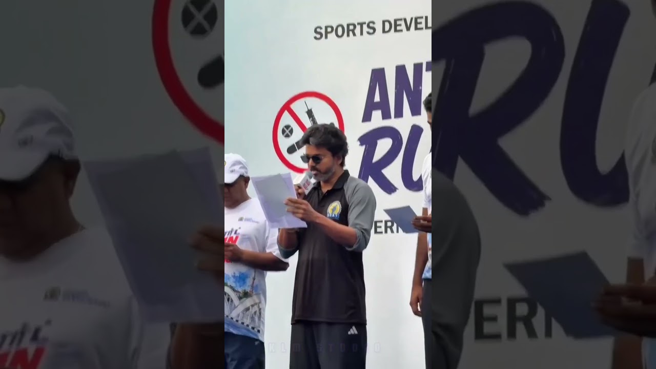 Start Run, Stop Drugs &ndash; Anti-Drug Awareness Run 2026.... #motivation #antidrugs #tvk #tvkvijay