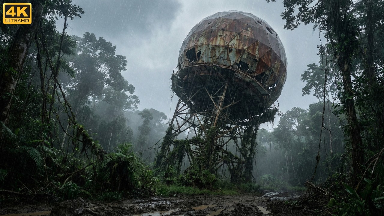 I Found an Abandoned Radar Station and Built a Secret Luxury Home. (No Talking ASMR)