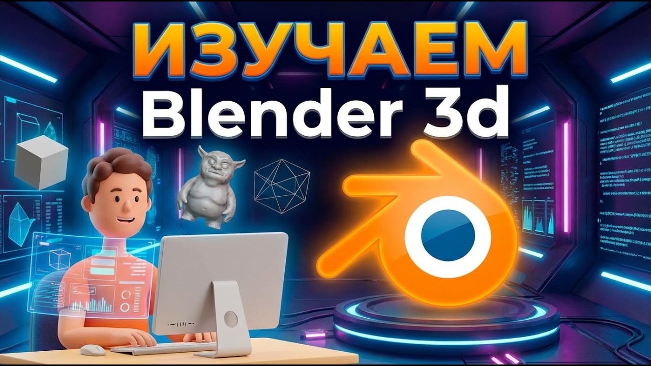 Настройка материалов в #blender  3d {УРОК 4) Блендер уроки для начинающих.