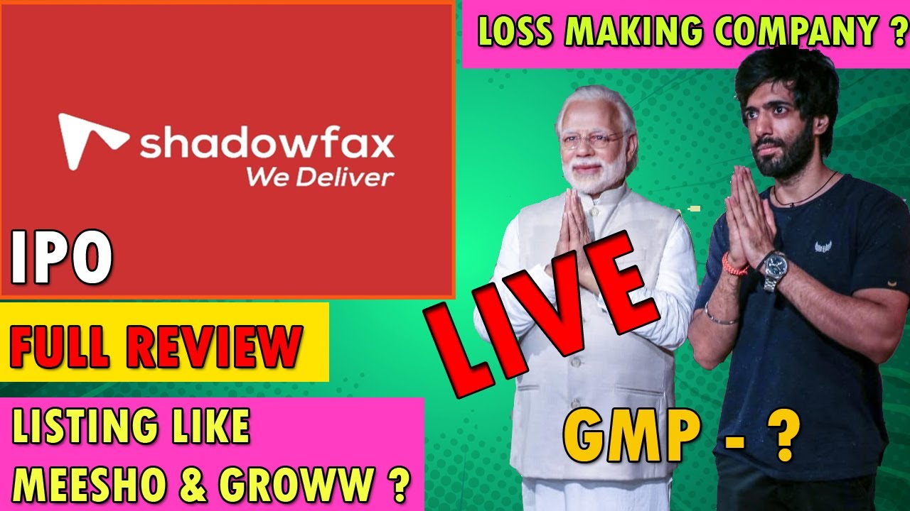 LIVE: Shadowfax Technologies IPO Day 3 Subscription | GMP | IPO Review by Sunny