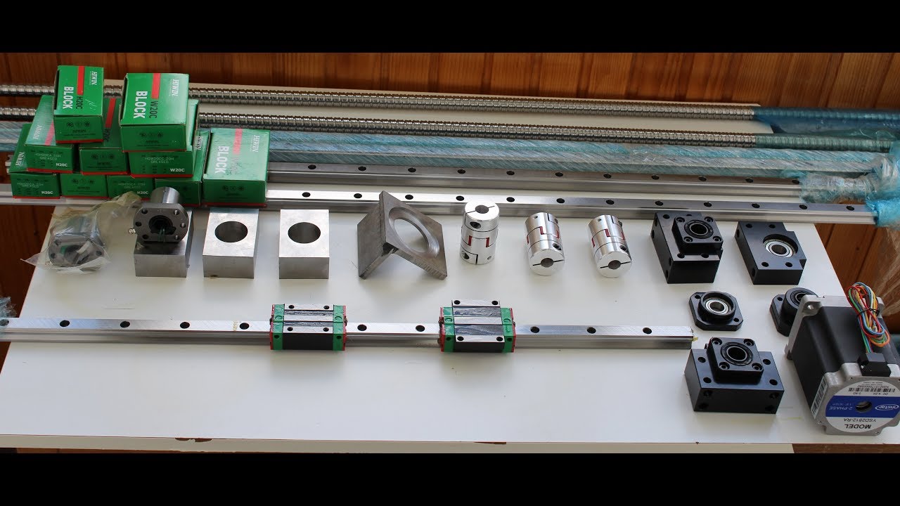 Cобираем станок с ЧПУ. Часть 1. Обзор механики/Assembling of machine CNC. Review of mechanics