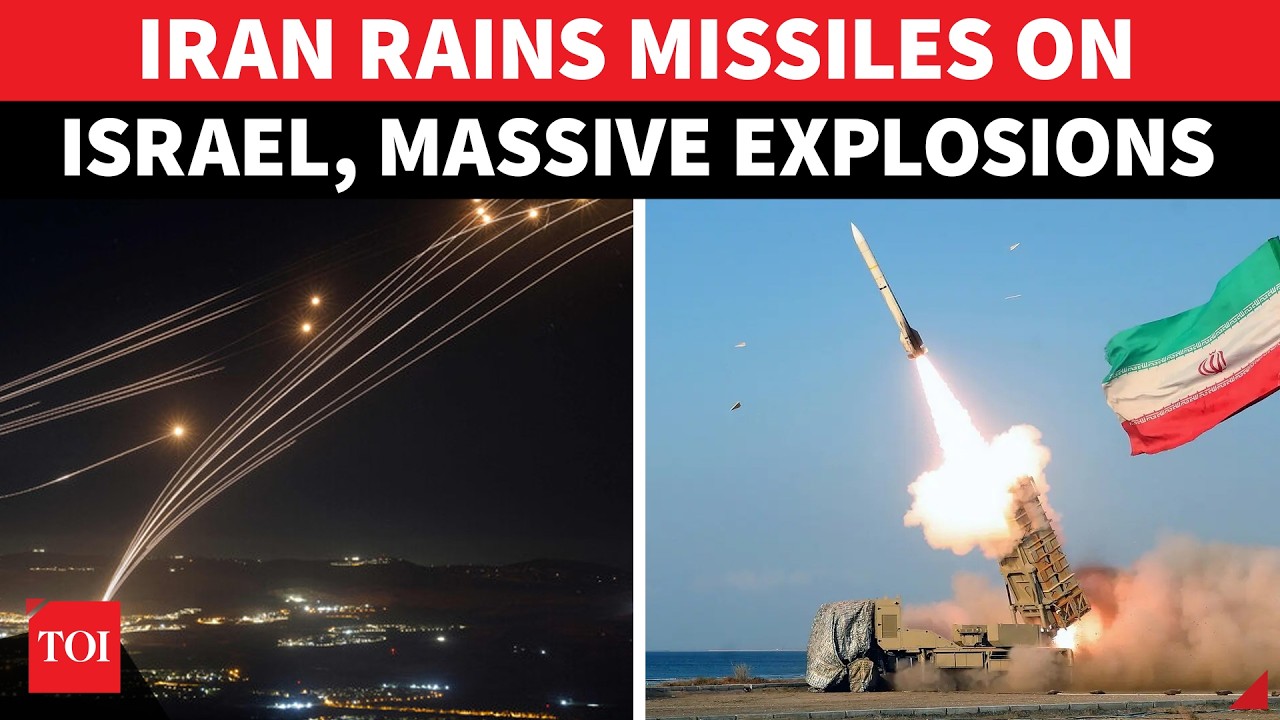 BREAKING: Iran Bombards Israel In Fresh Missile Blitz; Massive Explosions Rock Haifa | WATCH