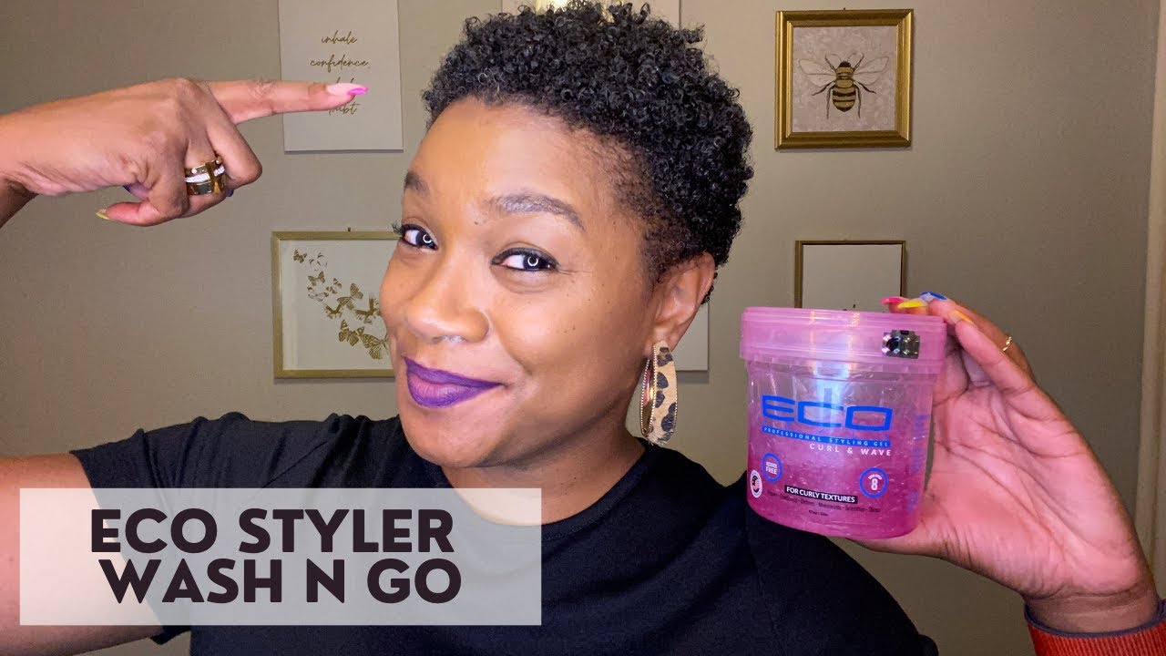 Гель для укладки волос Eco Styler Curl & Wave Wash N Go для натуральных волос (тип 4)