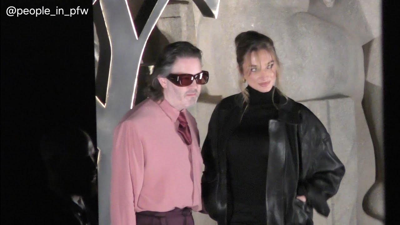 Mathilde Pinault & Michael Braun - Saint Laurent FW26/27 fashion show in Paris - 03.03.2026