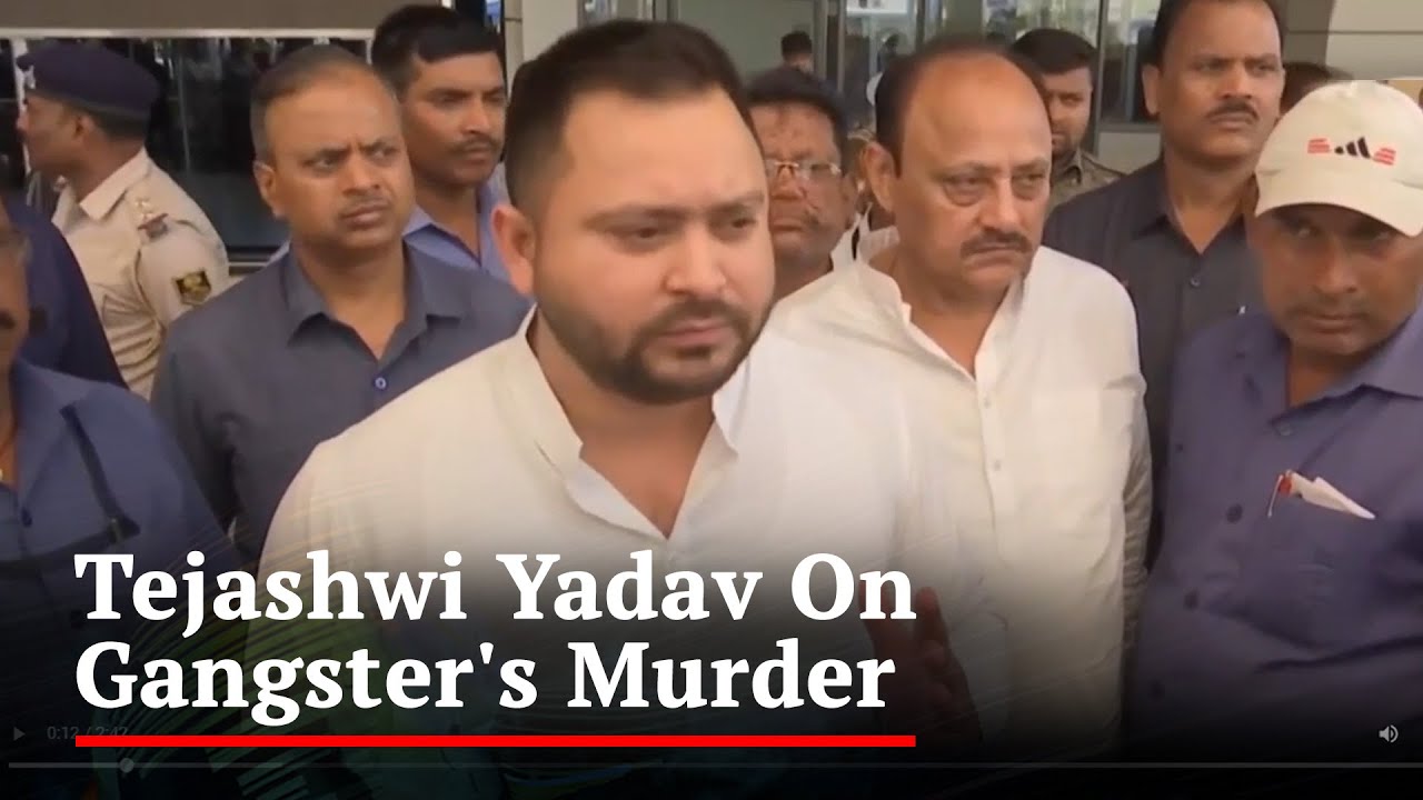 On Gangster Atiq Ahmed's Killing, Tejashwi Yadav's 