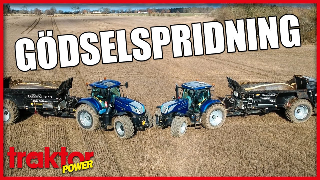 New Holland på skitjobb!