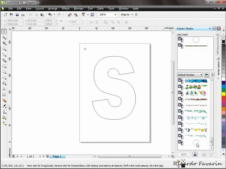 Trabalhando com STRASS no Corel Draw X4