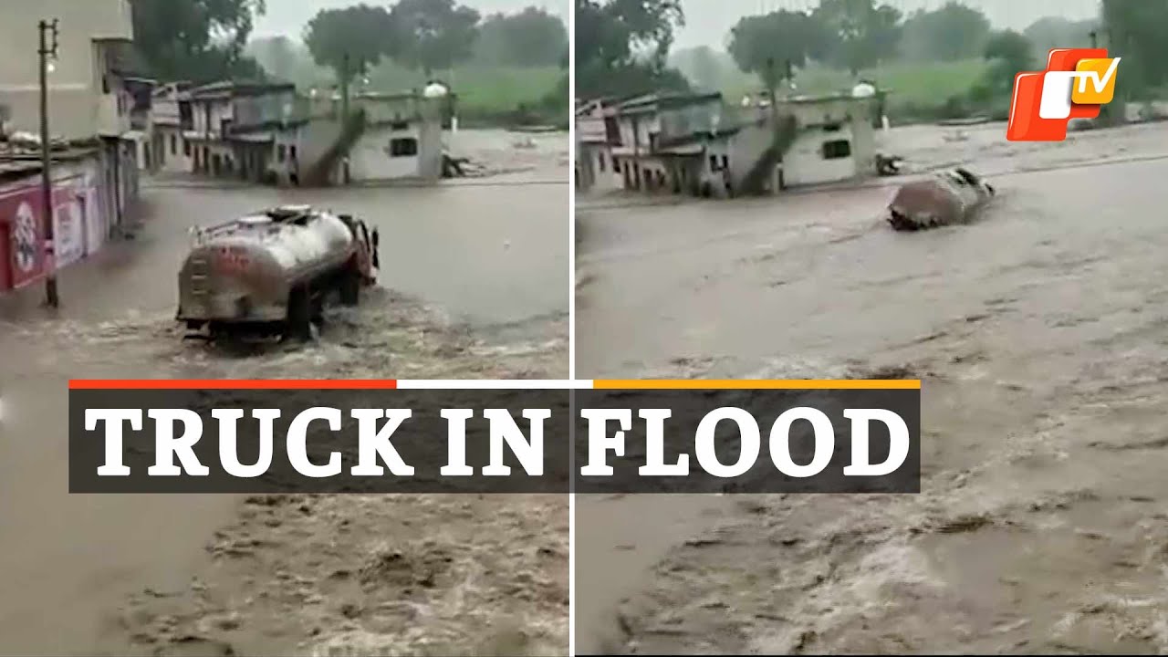 WATCH | Truck Swept Away In Raging Flood In Madhya Pradesh | OTV News