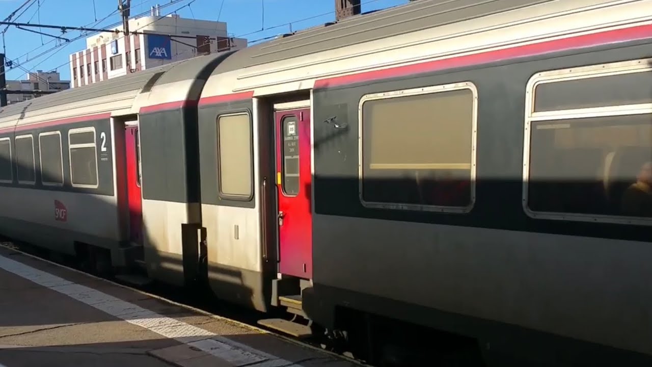 Train corail Intercit&eacute;s (Grand sud) &agrave; S&egrave;te 🇫🇷 (34) le 17/02/2021.