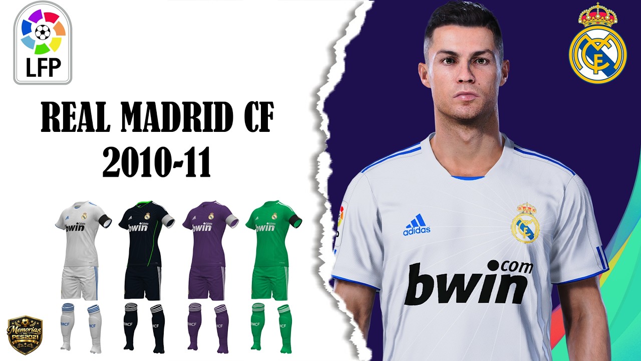 PES 2021 (Uniformes del REAL MADRID CF) Temporada 2010-11