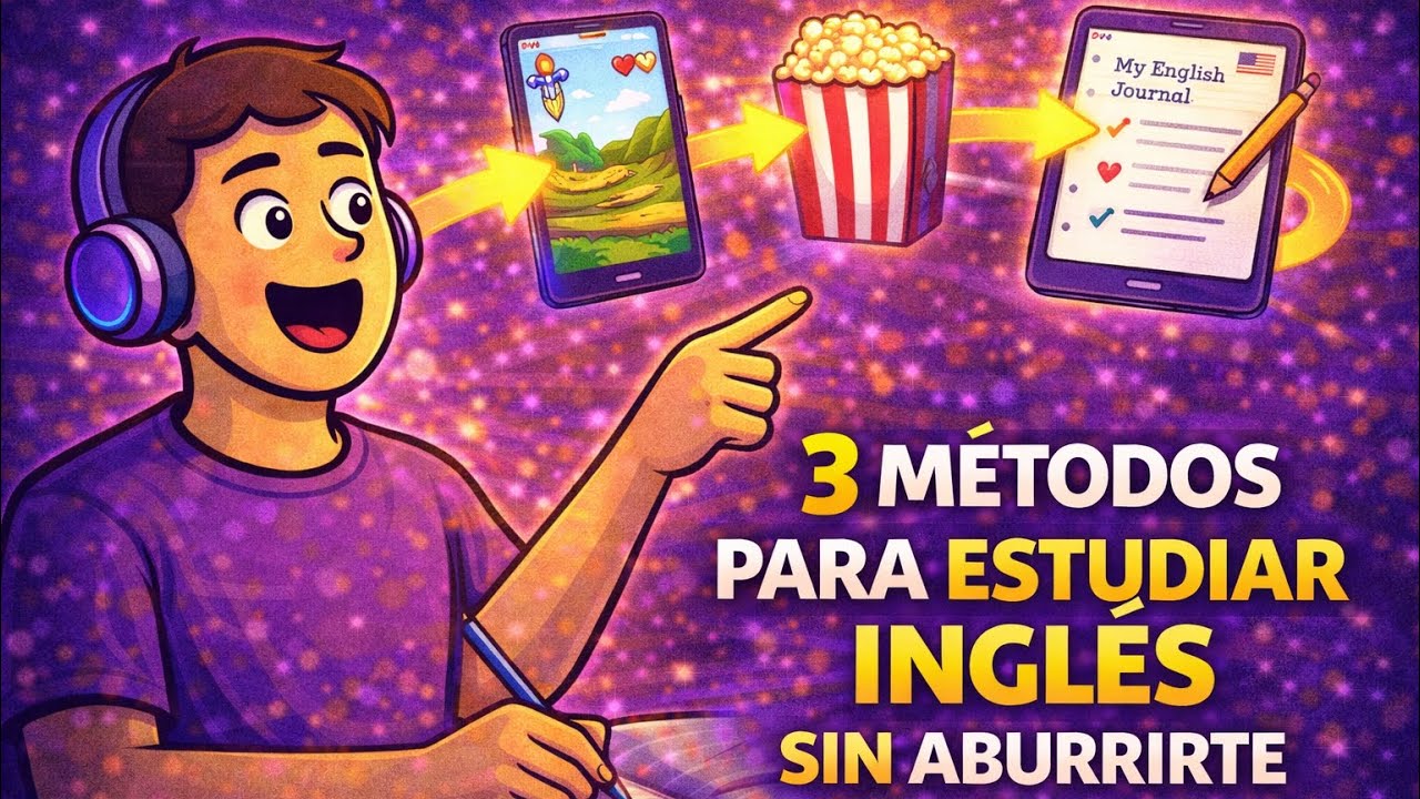 Cómo Estudiar Inglés sin Aburrirte (3 Métodos que Sí Funcionan)