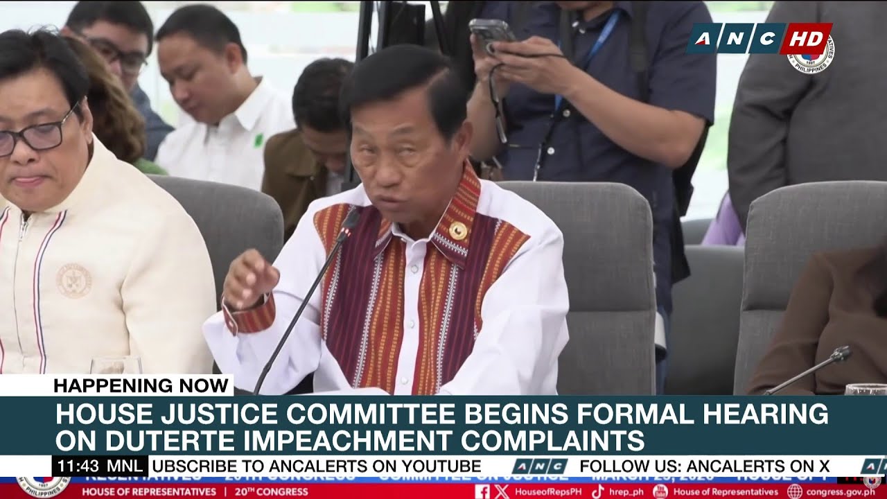 Domogan: VP Duterte accorded due process, she does not recognize our proceedings | ANC