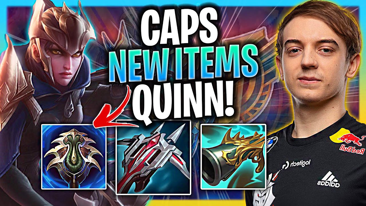 CAPS TRIES QUINN MID WITH NEW ITEMS! | G2 Caps Plays Quinn Mid vs Twisted Fate!  Season 2024