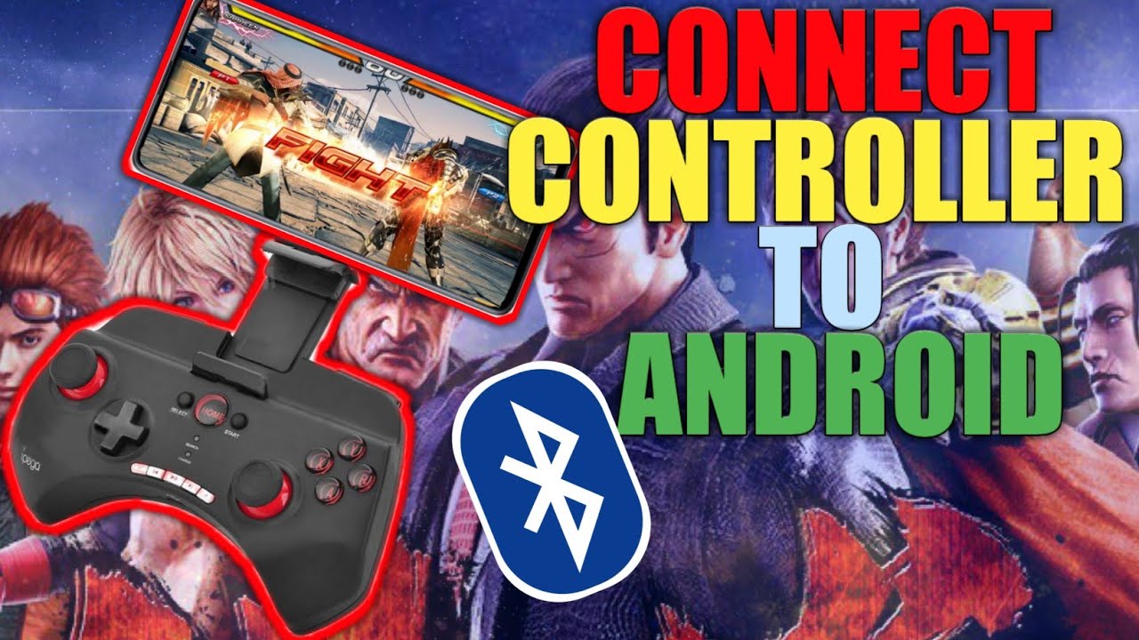 HOW TO CONNECT BLUETOOTH CONTROLLER TO ANDROID IPEGA P-9025