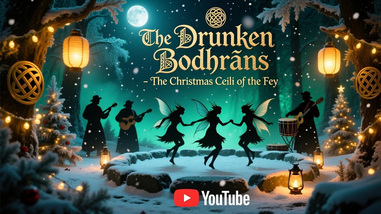 The Christmas Ceili of the Fey – The Drunken Bodhráns | Celtic Christmas Folk Song