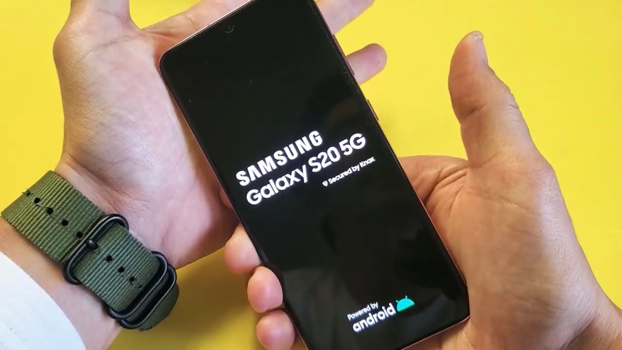 Galaxy S20: завис на логотипе Samsung, не загружается, циклическая перезагрузка