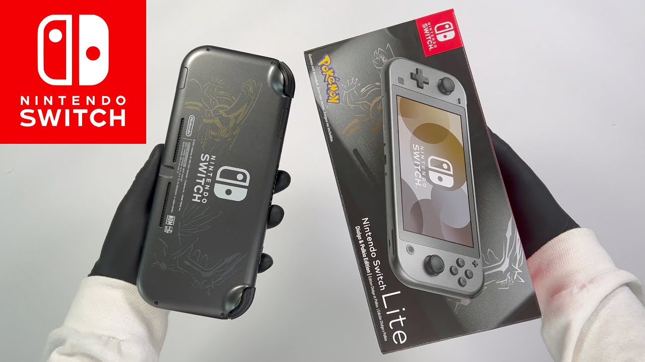 Full Unboxing  - New Nintendo Switch Pokemon Dialga & Palkia Edition