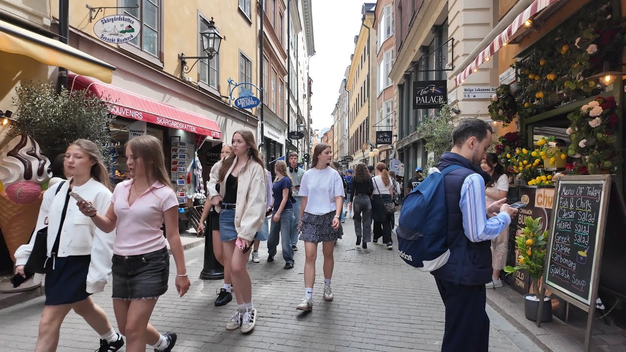 Stockholm, Sweden - Exploring Stockholm&rsquo;s Busiest Streets 🌞🚶&zwj;♂️