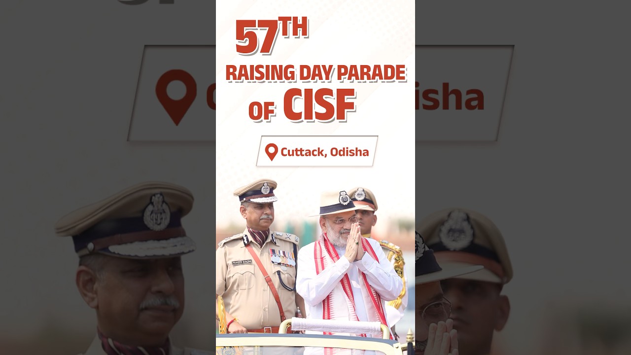Visuals from the 57th Raising Day Parade of the CISF.