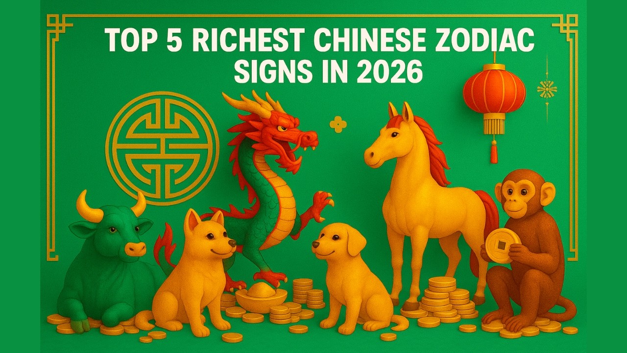 Пять самых богатых знаков китайского зодиака в 2026 году | Руководство по фэн-шуй и астрологии