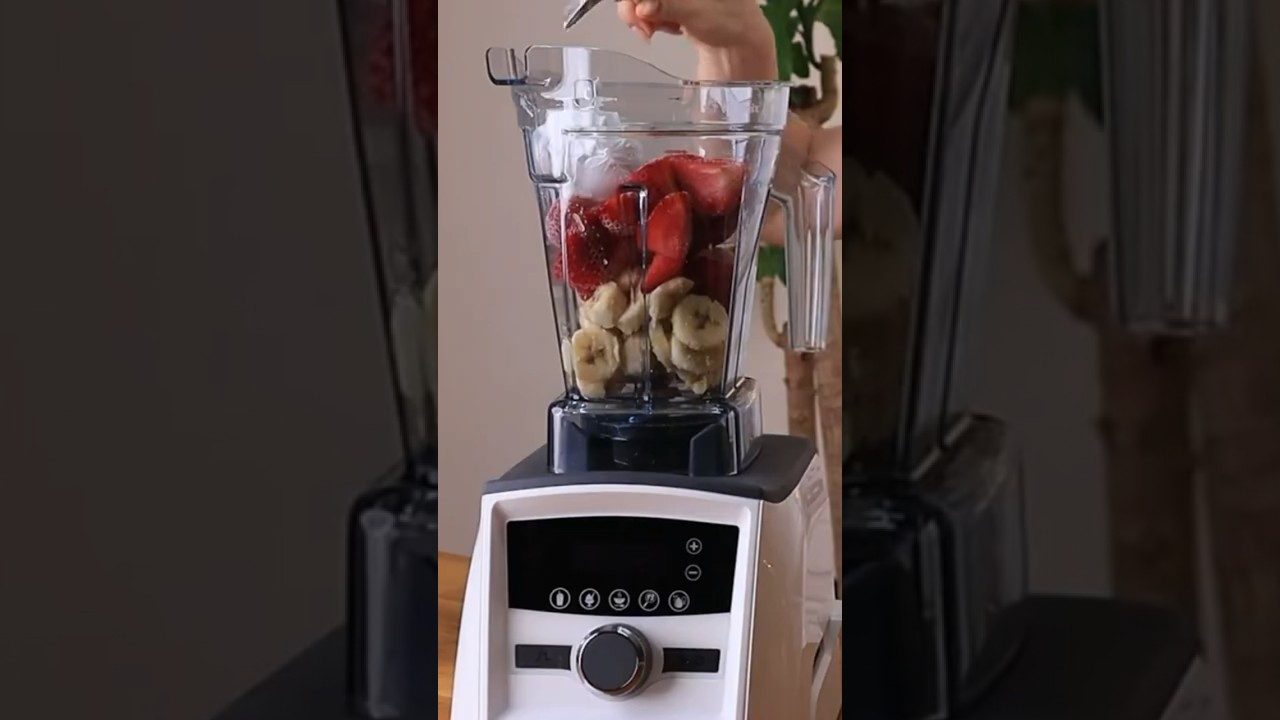 How to make banana and strawberry ice cream #easyrecipe