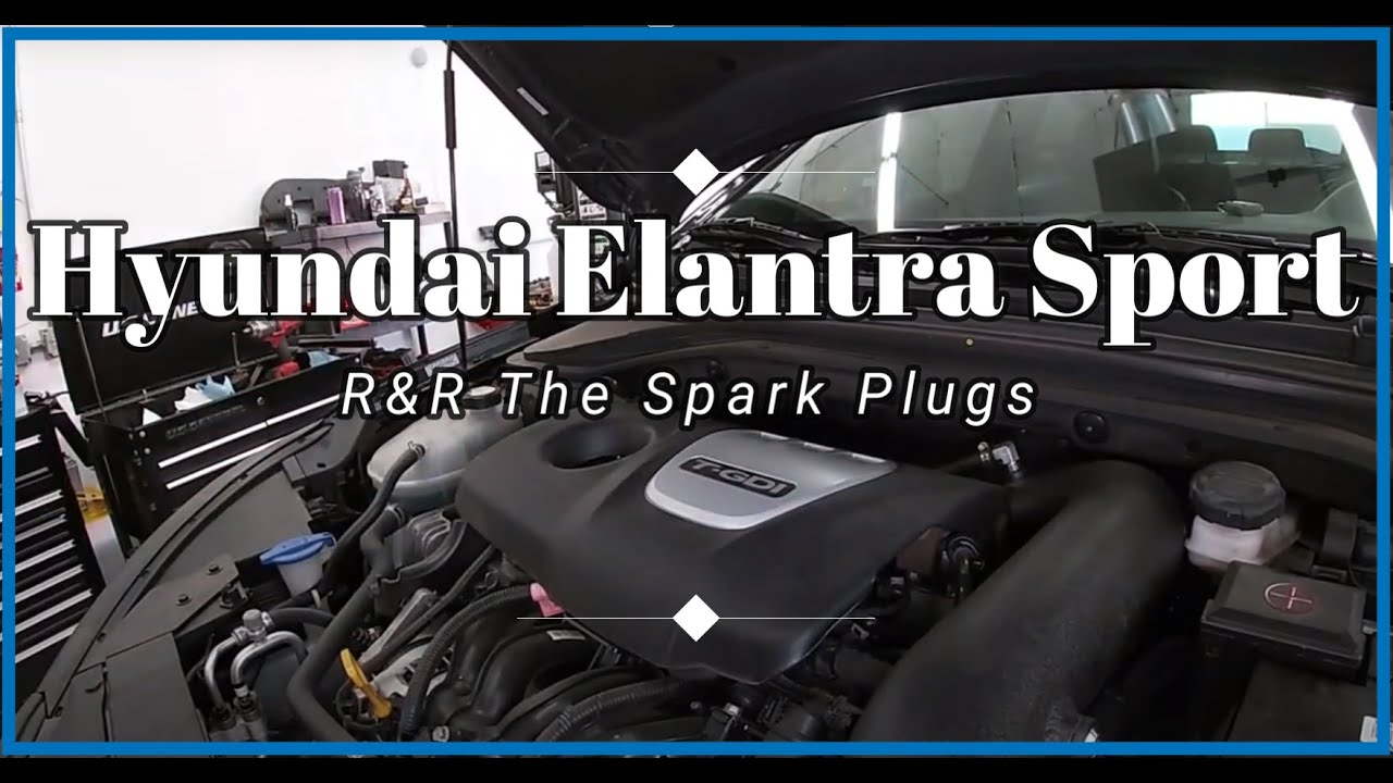 Hyundai Elantra Sport Spark Plugs 1.6L Turbo HKS Spark Plugs