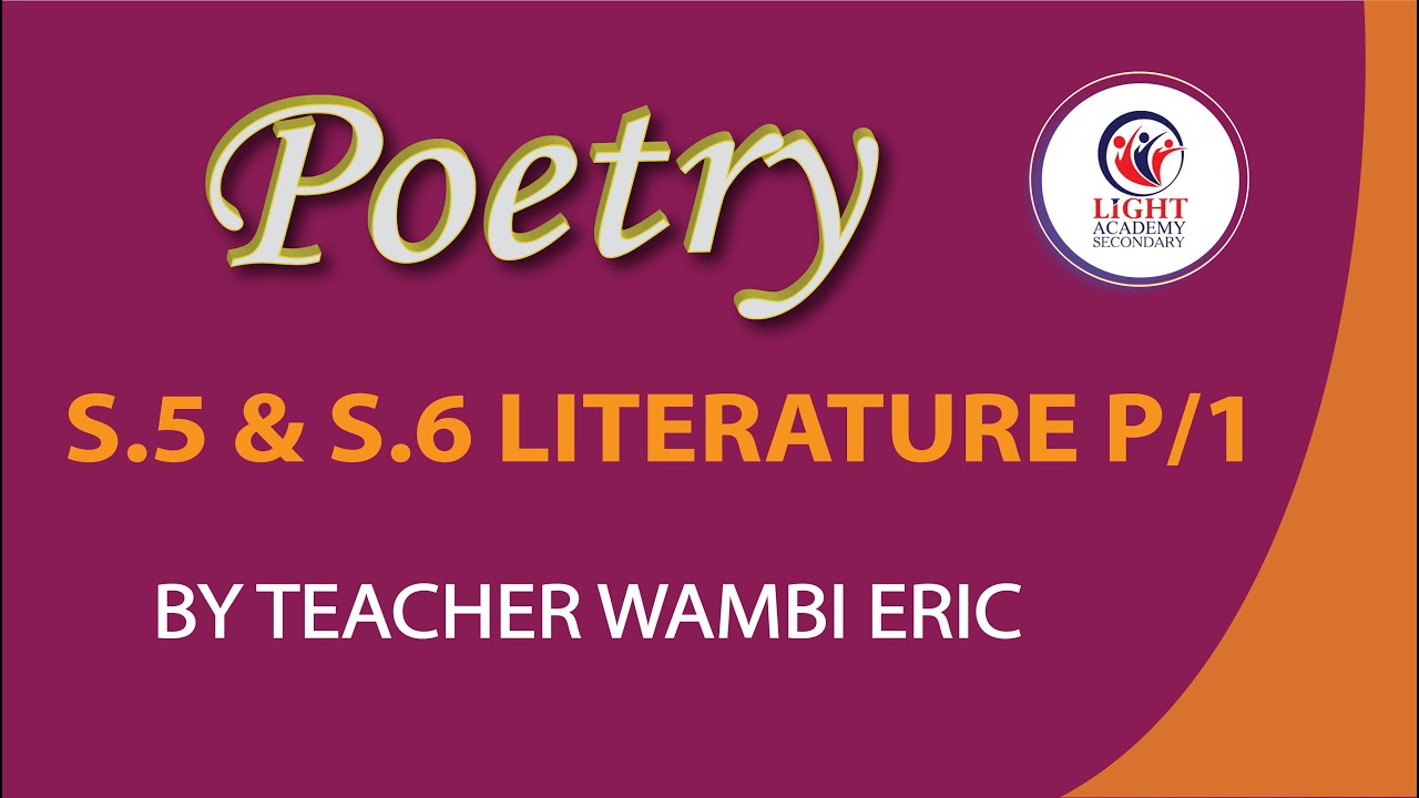 Light Academy SS - S.5 & S.6 LITERATURE P/1