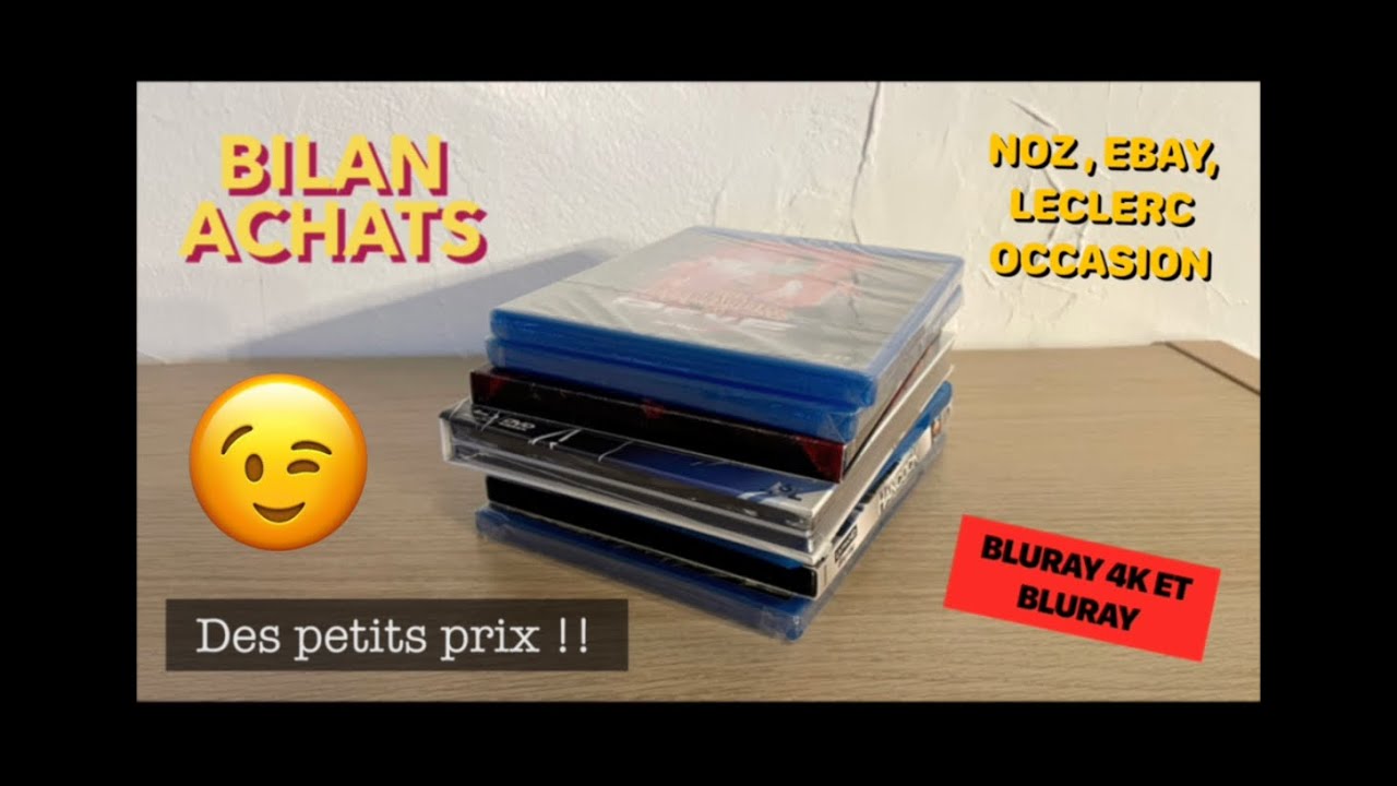 BILAN ACHATS BLURAY. DES PETITS PRIX. DES CURIOSITÉS 🤔