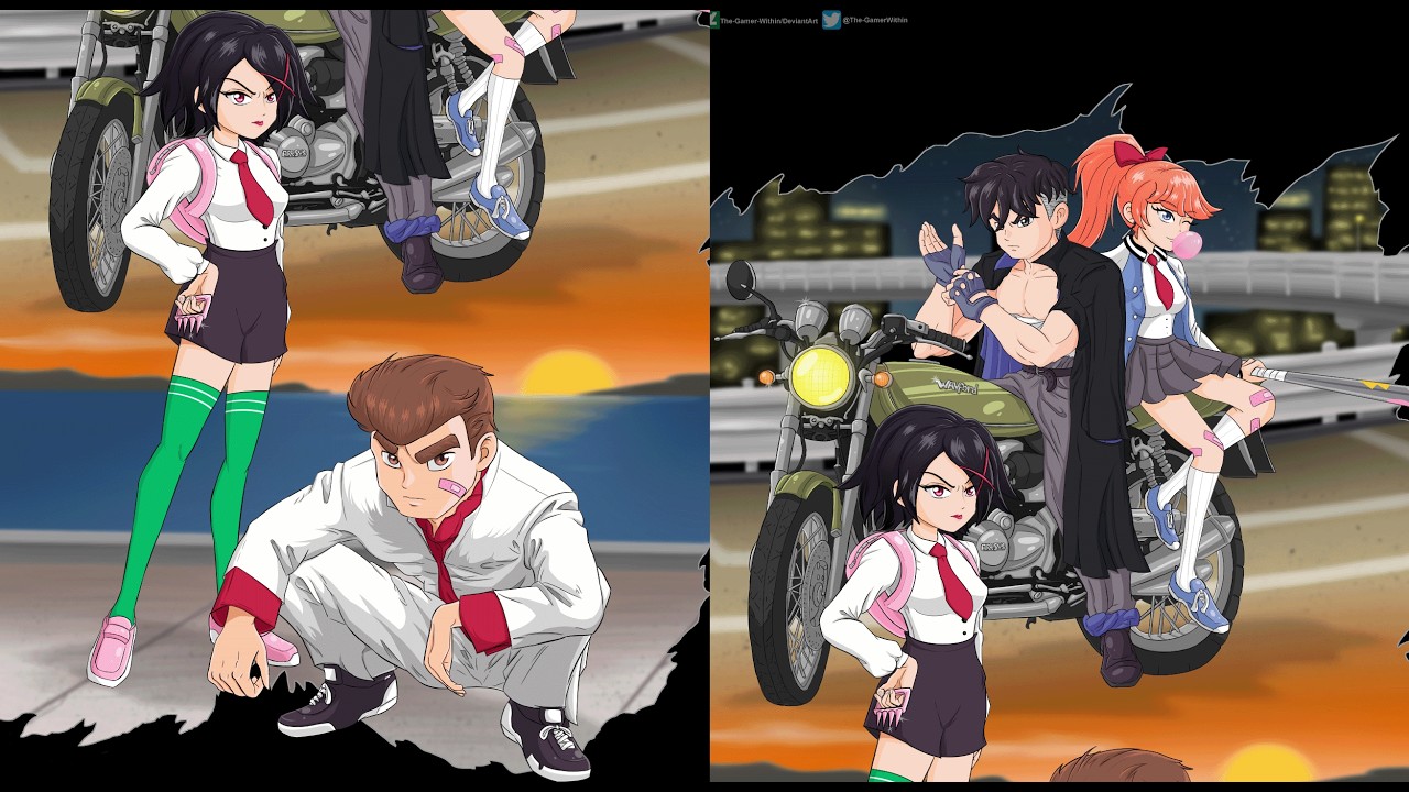 Kunio Super Deformed Hack - Nekketsu Kouha - River City Ransom Zero - Famicom Polystation Nes + D