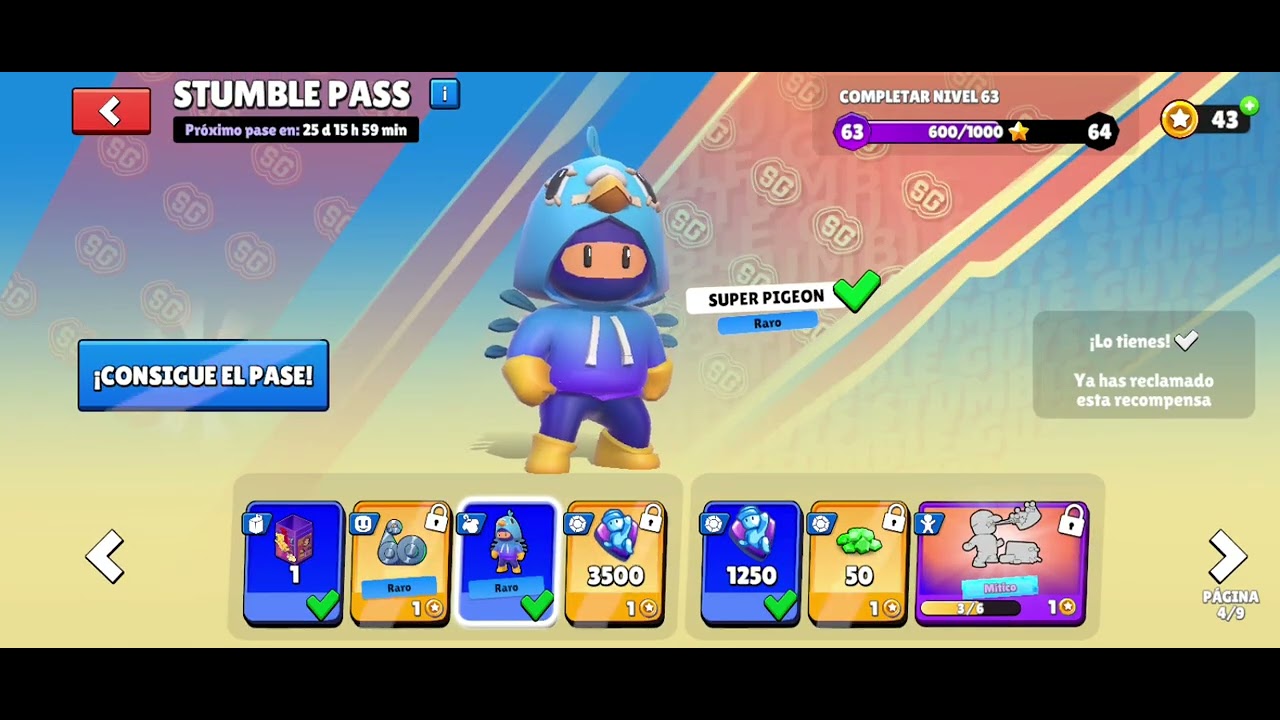 Nuevo Stumble Pass de La Liga Stumble guys