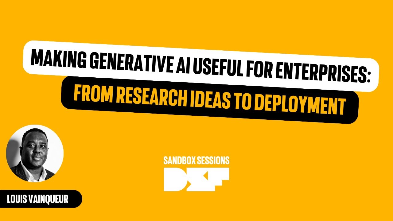 Making Generative AI Useful for Enterprises: From Research Ideas to Deployment