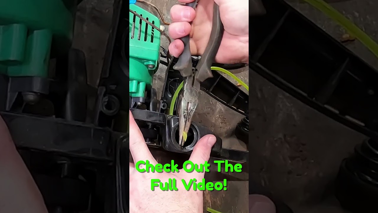 Replacing Fuel Line On A Chainsaw, Weed Wacker, Hedge trimmer or Leaf Blower. #smallenginerepair