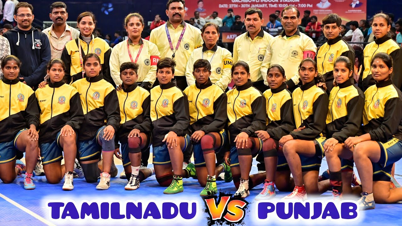 Tamilnadu 🆚 Punjab || 72nd Senior National Women's Kabaddi Championship 2026, Telangana || Karthika