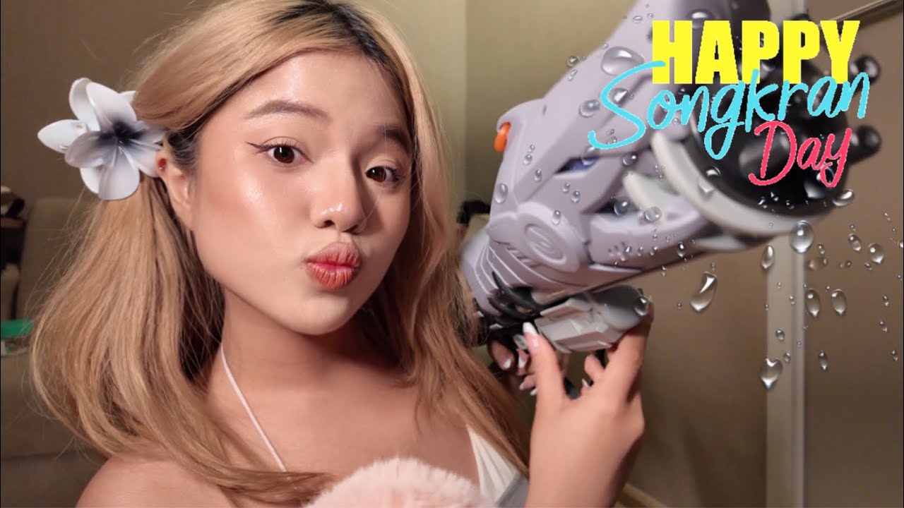 ASMR Doing Your Makeup For Songkran Day 🔫💦
