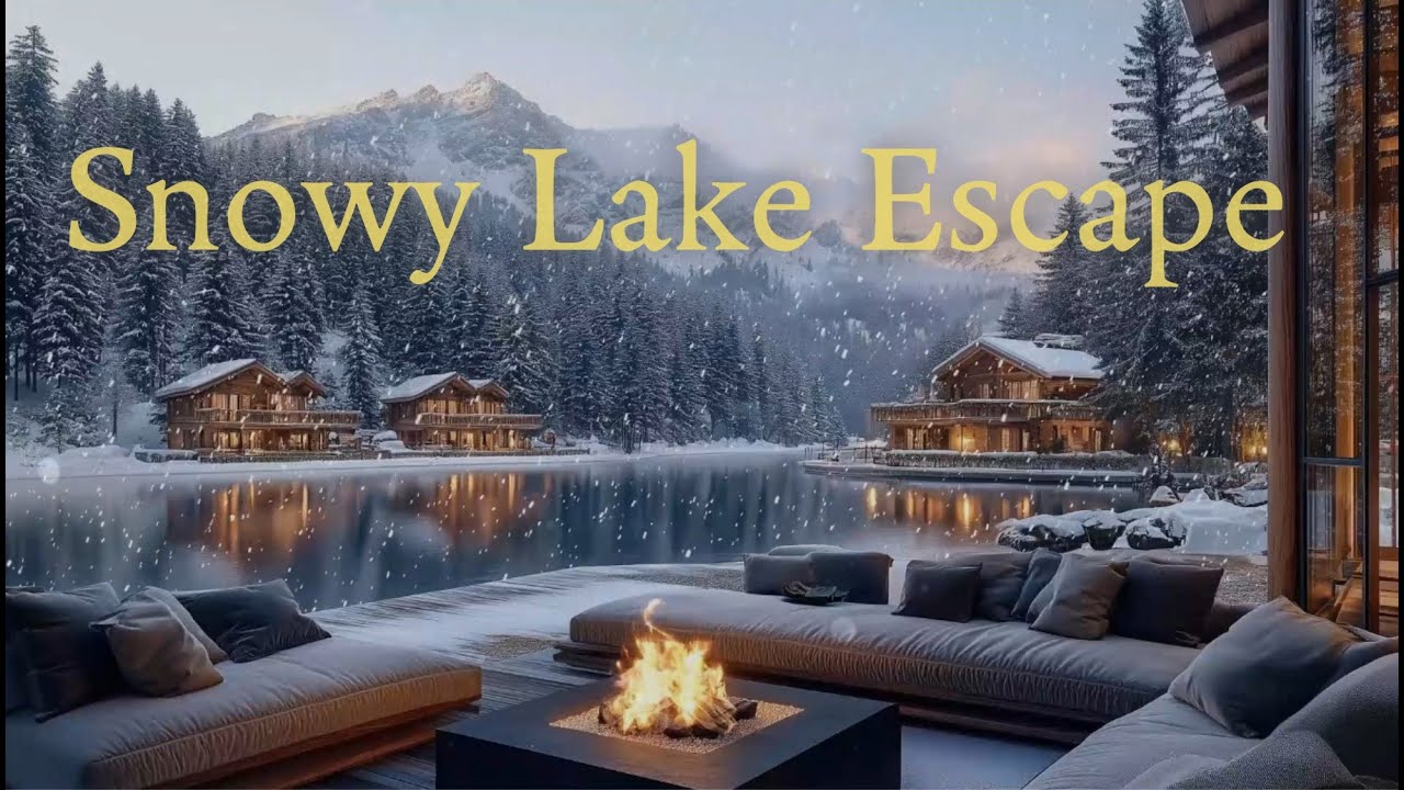 Snowy Lake Escape
