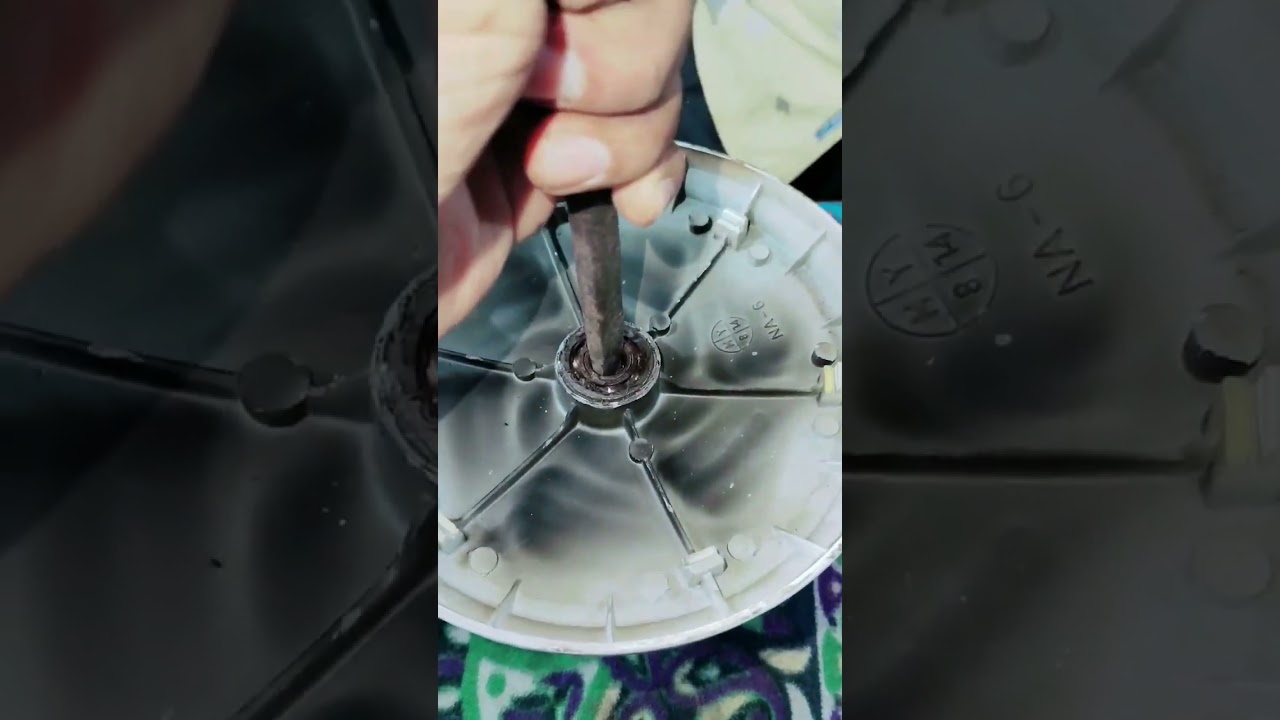 Ceiling fan bearing remove without puller 👍 Ceiling fan bearing remove simple and easy step #diy