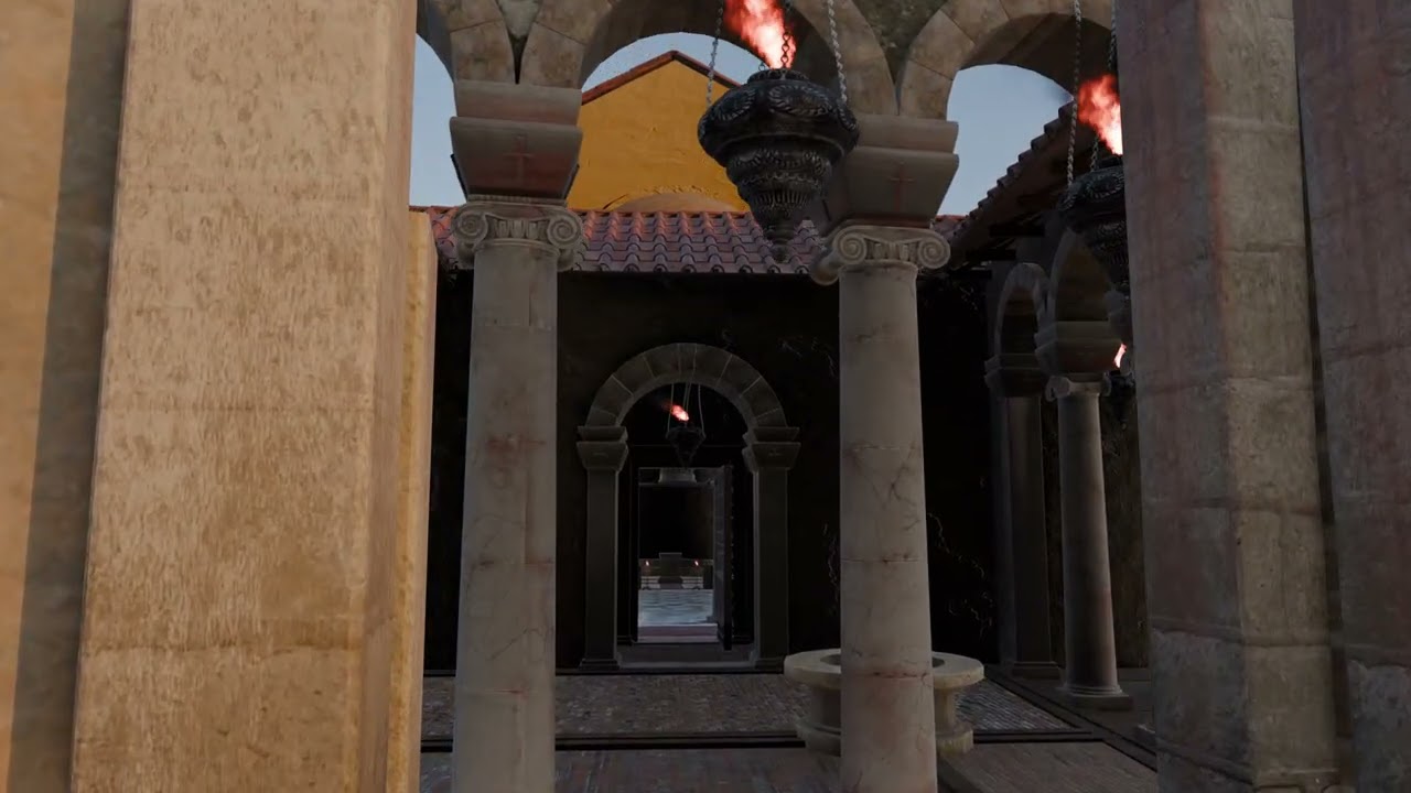 TETRACONCHAL BASILICA. Preliminary 3D reconstruction. Ohrid