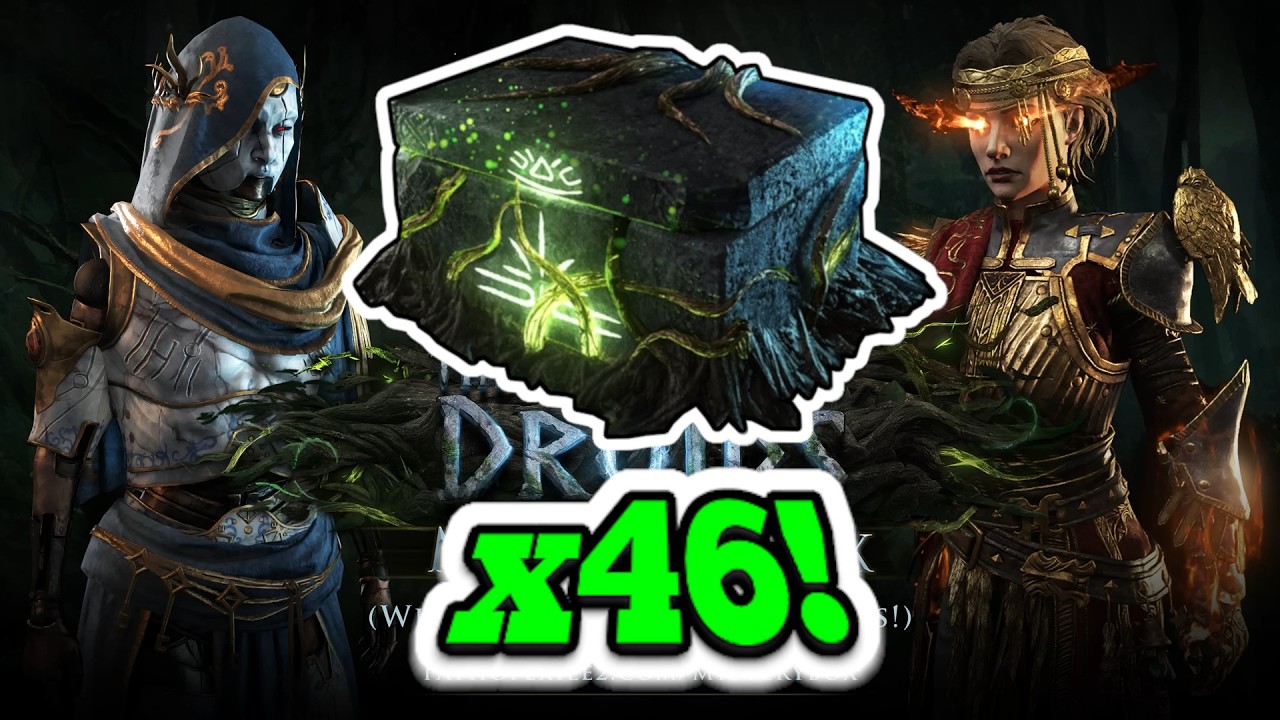 Открытие 46 таинственных коробок &laquo;Последние из друидов&raquo; в Path of Exile: Mirage League