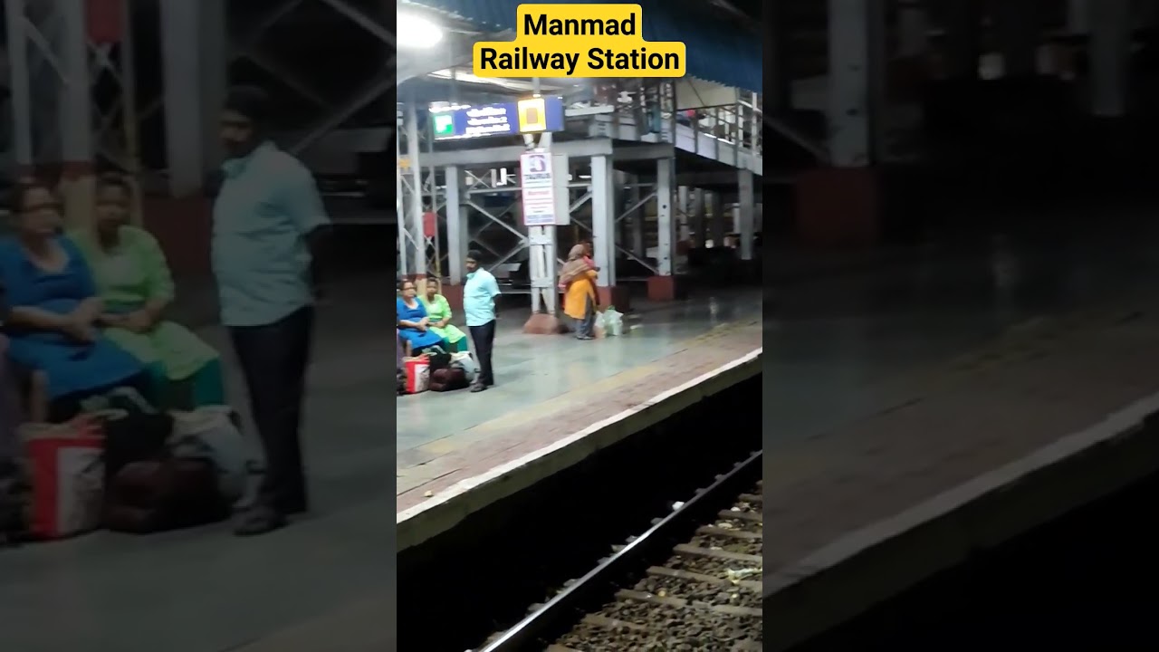 Manmad Railway Station | Pawan Express | Rajdhani Express | Indian Railways #shorts
