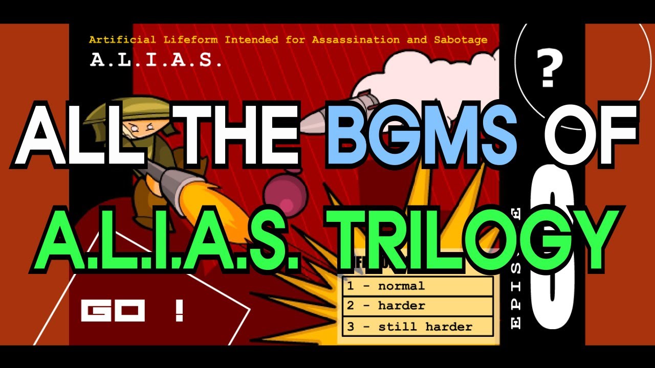 Introduction to ALL the BGMs of A.L.I.A.S. Trilogy, a nostalgia flash game