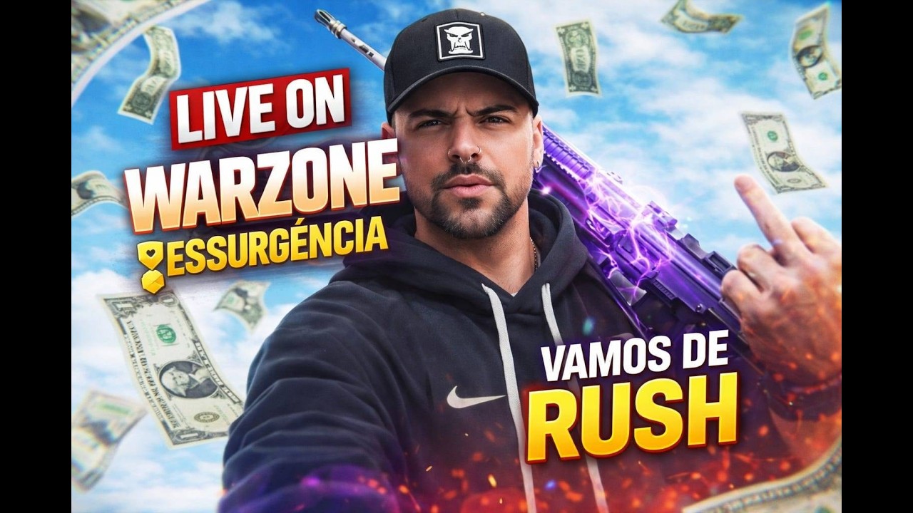 LIVE 🔴 WARZONE RESSURGÊNCIA – SÓ LOBBY SUADO HOJE 😱🔥