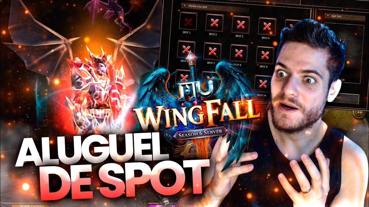 NUNCA VI ISSO! ALUGAR SPOT? SERVIDOR ULTRA HARD x10 LANÇAMENTO! | WINGSFALL MU
