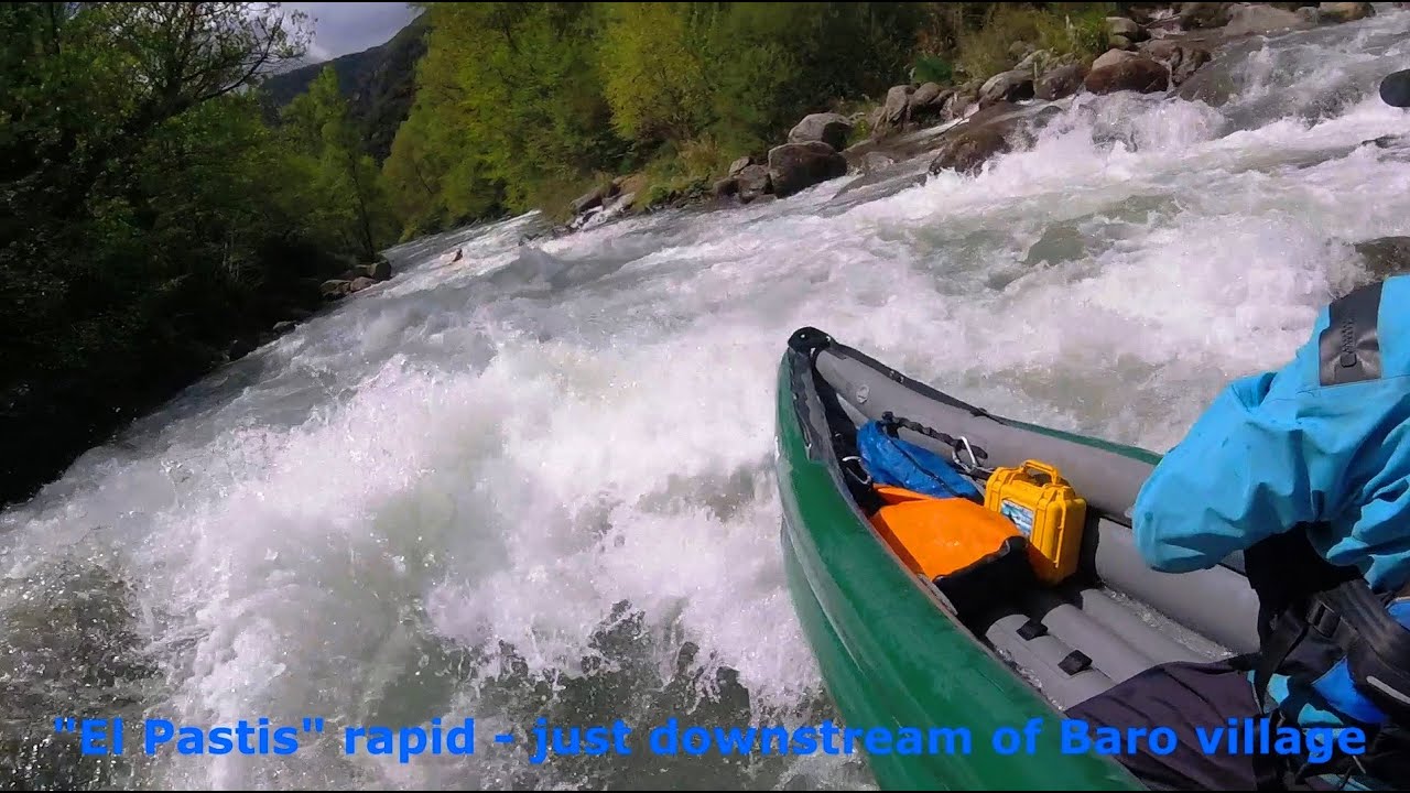 Noguera Pallaresa  Escalo à Figuereta 49 km - Canoë Gumotex Scout, kayaks & packraft