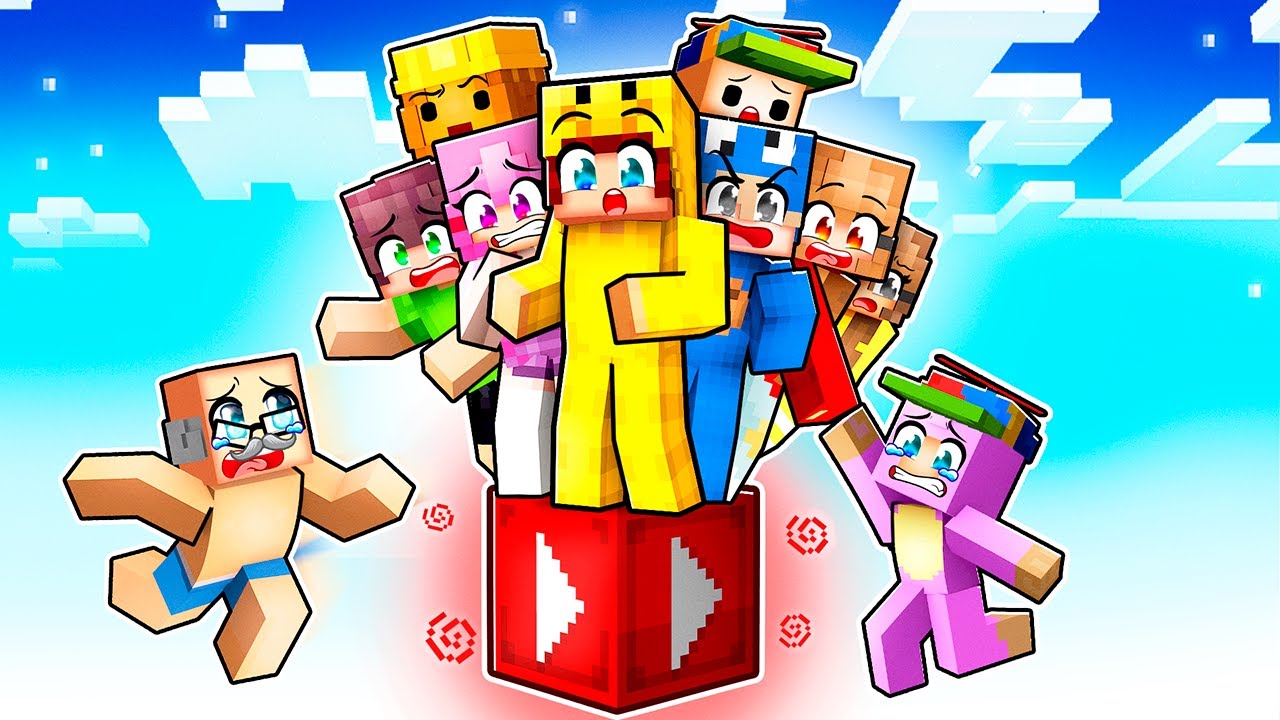 OVERLEEF Op 1 YOUTUBE BLOK In Minecraft!