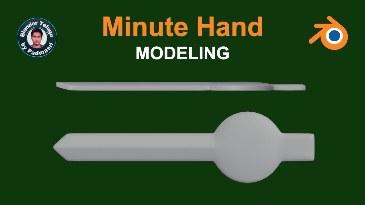 Creating the Watch Hand Part 1 | Padmasri's Blender Tutorial