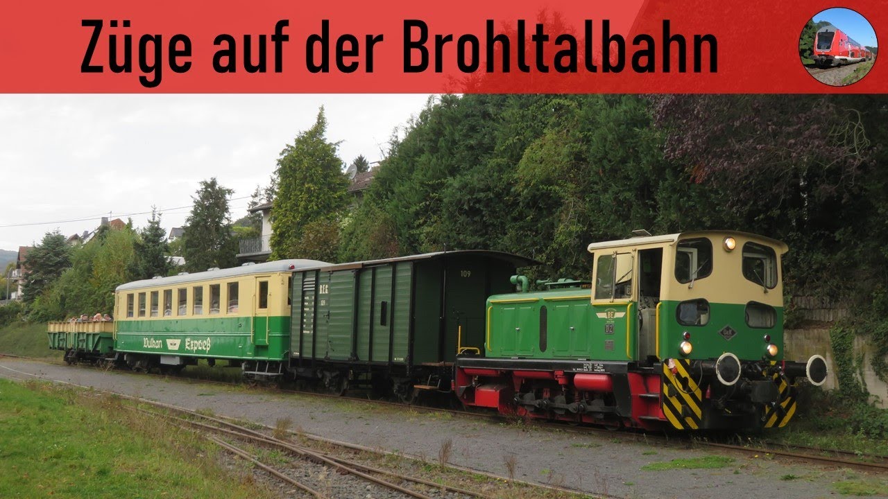 Züge auf der Brohltalbahn (Trains on the Brohltal Railway)